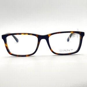 Gant GA3139 052 Eyeglass Frames Full Rectangle Wayfarer Brown Tortoise 55-17-145